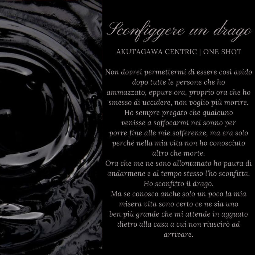 Sconfiggere un drago (Bungou Stray Dogs)